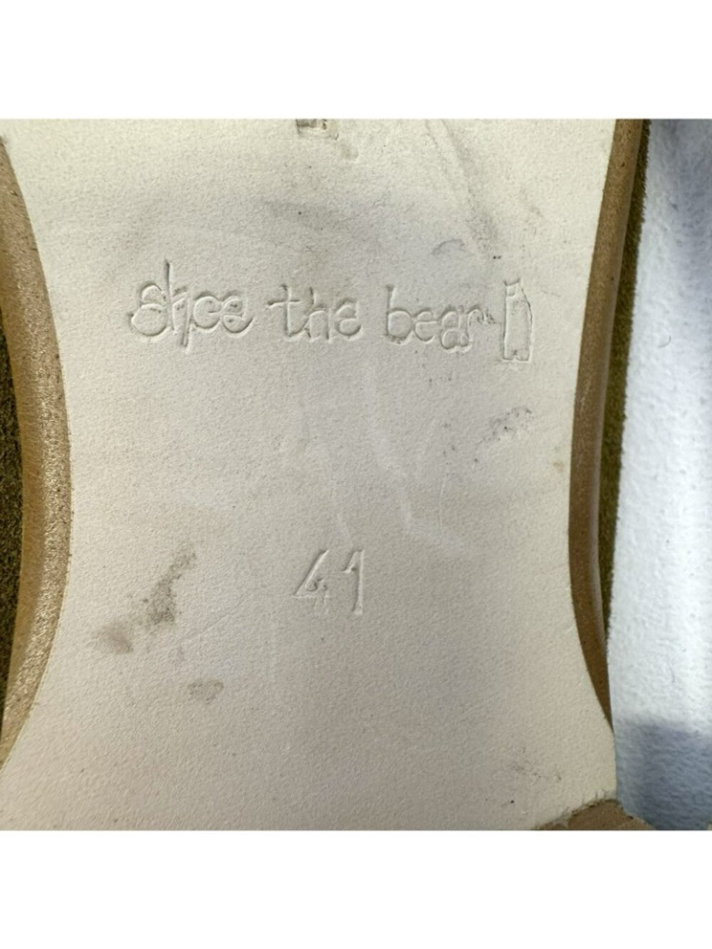 Shoe the Bear Suede Ankle Booties Shoes Back Lace Olive Green Women EU 41 US 10 - Picture 10 of 10